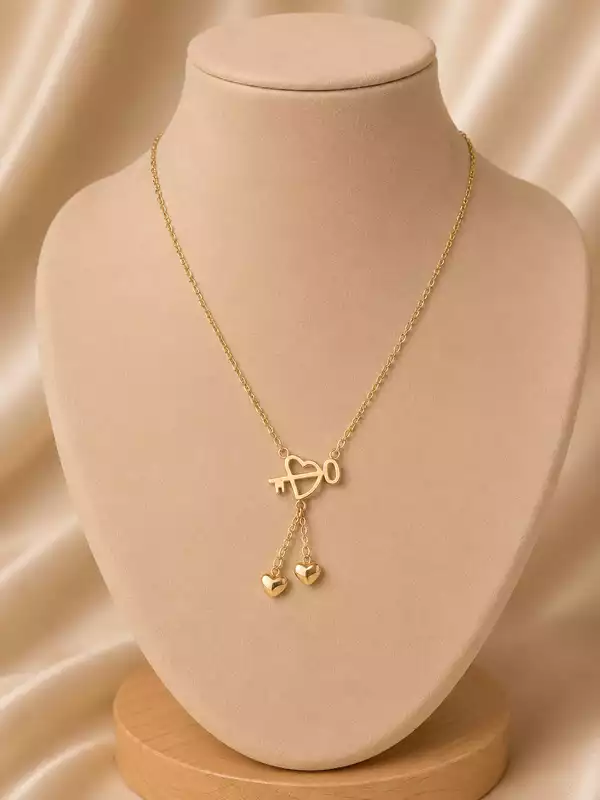 Premium Heart Charm Pendant Necklace