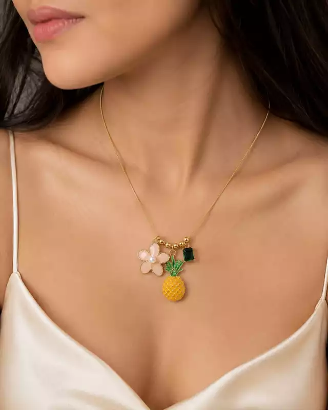 Tropical Charm Pendant Necklace